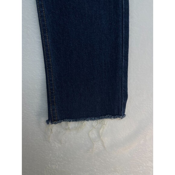 Re/Done Jeans Womens Size 25 Originals Denim Straight Skinny Raw Hem USA - Picture 5 of 12